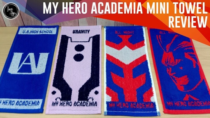 [ REVIEW ] My Boku no Hero Academia 僕のヒーローアカデミア Mini Towel All Might オールマイト Ochaco 麗日 お茶子 Iida 飯田天哉
