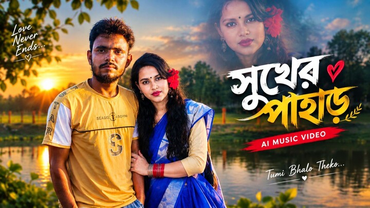 সুখের পাহাড় | Bipul Ahmed & Sijratul Muntaha | Safiar Rahman Sabbir | Official Music Video