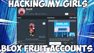 I Hacked My Girls Blox Fruits Account!