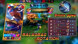 BALAGBAG ROTATION | TOP GLOBAL BRUNO BEST BUILD 2021 - MARKSMAN JUNGLE META