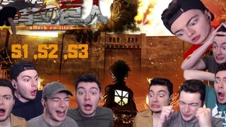 【进击的巨人】1-3季个人最佳反应合集！@Jake Retake