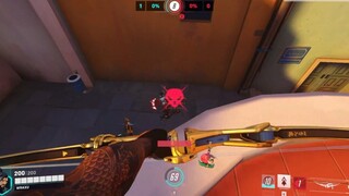 Overwatch 2 Hanzo God Wraxu แสดงทักษะการเล็งที่น่ารังเกียจของเขาบน Ilios