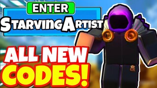 ALL NEW SECRET *🔴GO LIVE!* UPDATE OP CODES In Starving Artist! (Roblox Codes)