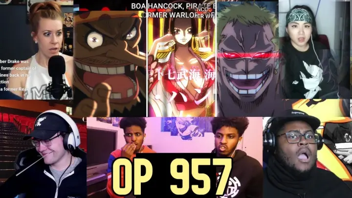 Who S Taking Mihawk One Piece Episode 957 Reaction Bilibili