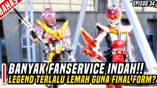 MESTI FANS DECADE MENGAMUK | BAHAS EPISOD 34 KAMEN RIDER GOTCHARD !!!