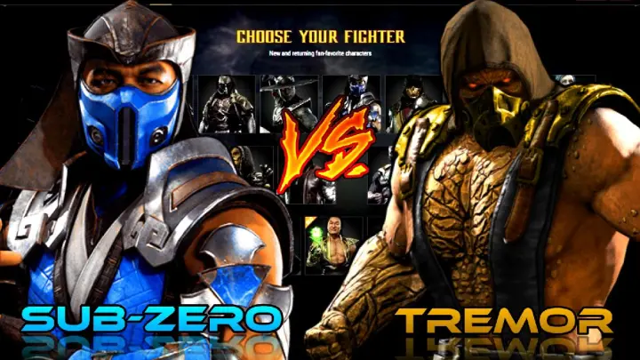 MK11 SUB-ZERO VS TREMOR FACTION WARS!!!