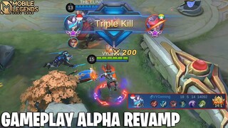 HYPER ALPHA REVAMP GAMEPLAY - ULTINYA TERLALU BROKEN! MOBILE LEGENDS