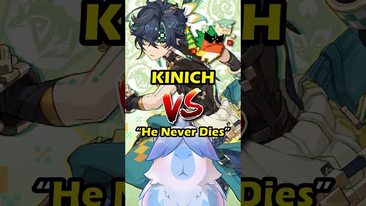 My Kinich Vs. "He Never DIes" SUPER SATISFYING !! #shorts #genshinimpact #kinich