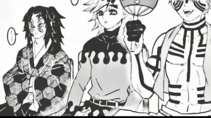 "Today's meme dubbing is for Demon Slayer Upper 1, 2, and 3. Looks like they're cheering?! Three rol