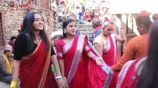 Dance in Traditional Nepalese Music Panchebaja | Marriage in Nepal |