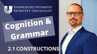 Construction Grammar: 2.1 Representing constructions