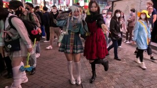 Tertawa sampai mati! Tur malam acara Halloween di Shibuya, Tokyo, ada kok cos dan role apa saja haha