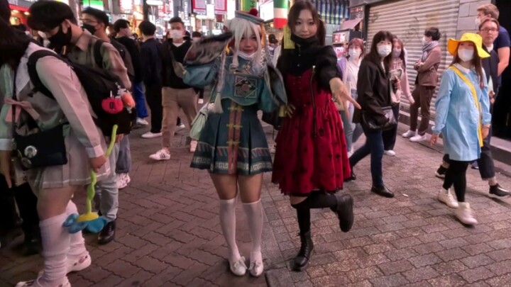 笑死 ！夜游东京涩谷万圣活动现场，真的是cos什么角色的都有哈哈哈 ！