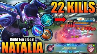 NATALIA BEST BUILD 2024 | TOP GLOBAL NATALIA BUILD | NATALIA GAMEPLAY | MOBILE LEGENDS