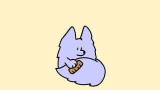 The wolf has too much fur to take care of.