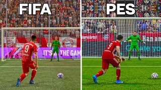 Penalti ROBERT LEWANDOWSKI • FIFA vs PES Dari 2011 ke 2022