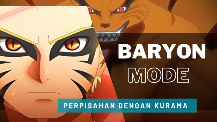 Mode Baryon | Perpisahan Naruto - Kurama #amv