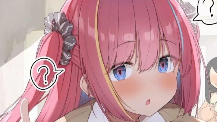 Chiffon pink-haired JK girl!