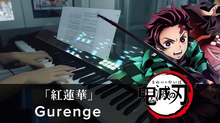LiSA「Gurenge」 // Kimetsu no Yaiba OP // Piano Cover by HalcyonMusic