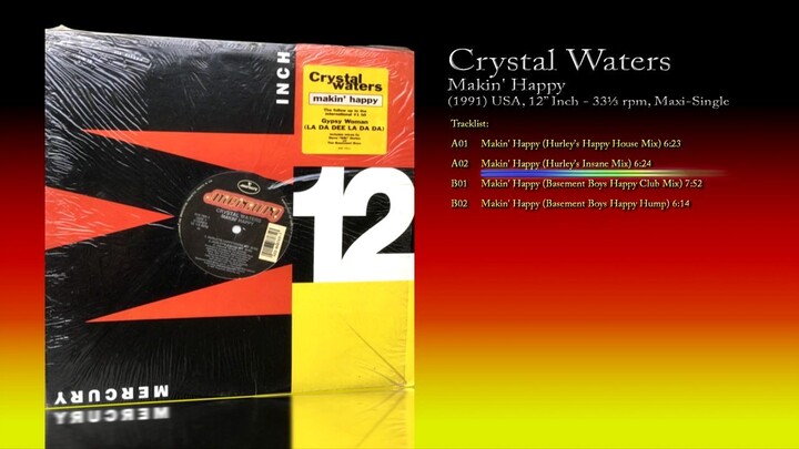 Crystal Waters (1991) Makin' Happy [12' Inch - 33⅓ RPM - Maxi-Single]
