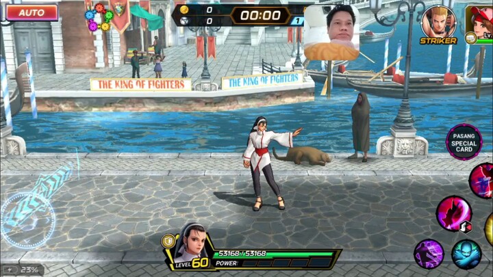 chizuru kagura vs Robert Garcia kof allstar game play