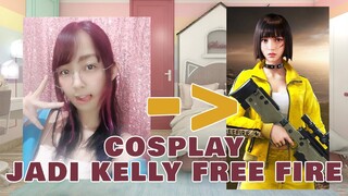 KELLY DUNIA NYATA !! MIRIP GAK? || COSPLAY FREE FIRE