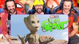 I AM GROOT TRAILER REACTION!! Disney+ | Guardians Of The Galaxy | MARVEL SDCC 2022