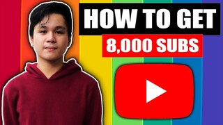 Paano ako nakakuha ng 8,000 subscribers! - Paano dumami ang subscribers 2020