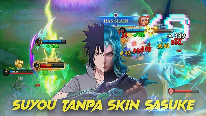KETIKA SUYOU TANPA SKIN SASUKE TAPI TETEP BANTAI-BANTAI‼️