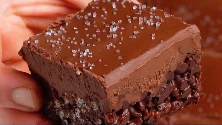 Chocolate Ganache Rice Krispies #shorts #short #reels #reel