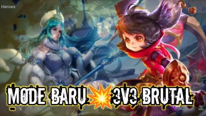 💥BARU⁉️ Mode 3V3 Scholl Scramble Crest Honor Of Kings 😱