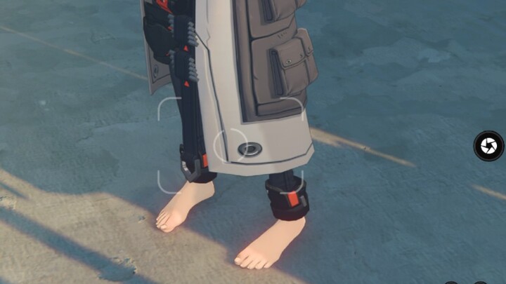 将就品鉴一下吧就。。再修改了一下mod，把格莉丝的脚掌下拉接地了试试。