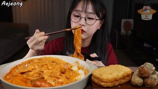 ASMR Tteokbokki Mukbang (Please Follow me)