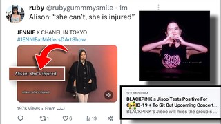 BLINKS express their concern for Blackpink members health. Jennie's injured again!