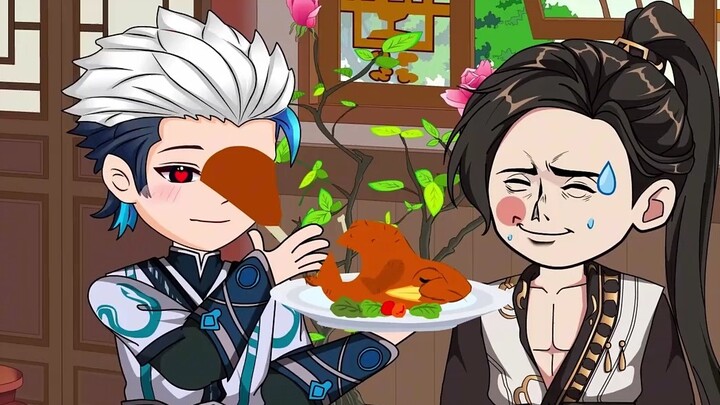 My apprentice really loves me and controls my diet every day!