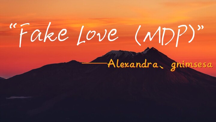 "After listening to this majestic pure music, I feel like I can do it again!" - "FAKE LOVE (MDP)"