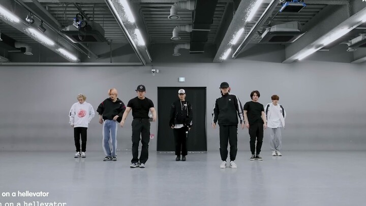 [Phụ đề tiếng Trung ngẫu nhiên] 230325 Video luyện tập vũ đạo "Hellevator" của Stray Kids (Phụ đề ti