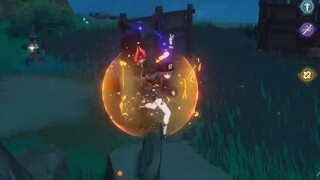 【原神】等等，这狗亮了血条？！