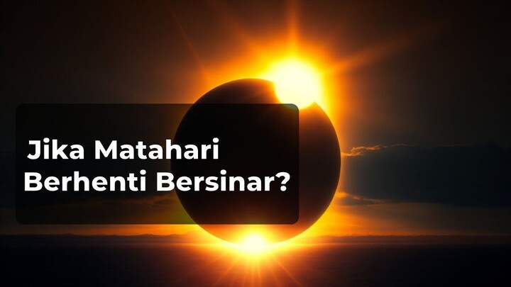 Hal Ini Akan Terjadi Jika Matahari Berhenti Bersinar! #matahari #matahariterbit