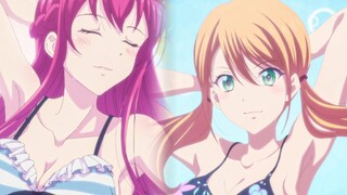 Ouka & Riho Tease Hayato in Swimsuits | Megami no Cafe Terrace | Megami no Cafe Terrace