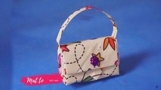 Hướng dẫn gấp túi xách bằng giấy cực đẹp - Gấp túi xách cho búp bê - Cách gấp túi xách mini