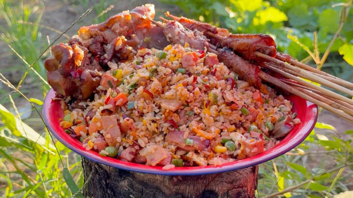 Just having some fried rice