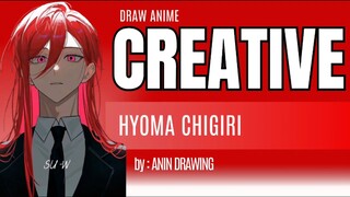 yuk! menggambar anime.. Hyoma chigiri ❤