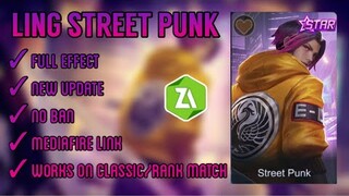 NEW Ling Street Punk Starlight Script Skin | Full Effect | Mobile Legends