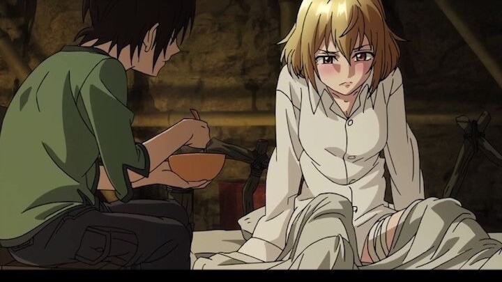 You're poisoned, but it's okay because I sucked it out for you.