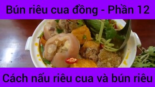 Cách Nấu Bún Riêu Cua Đồng #12
