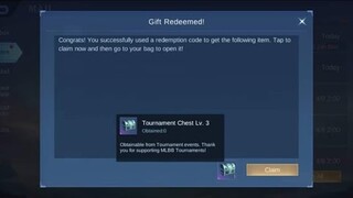 NEW 5 FREE REDEEM CODES FREE SKIN & CHANCE TO GET DIAMONDS - Mobile Legends