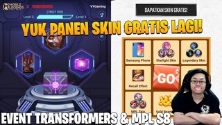 YUK PANEN SKIN GRATIS DI EVENT TRANSFORMERS x MLBB & MPL S8 LUCKY DRAW! MOBILE LEGENDS