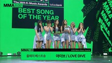 "IVE's Love Dive" won in Melon Music Awards 2022 - Best Song of the Year