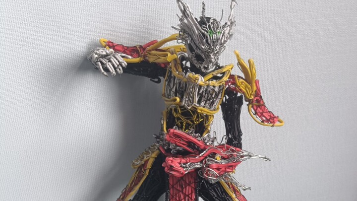 People say that the Kamen Rider I made looks like an alien knight, so I might as well just make an a